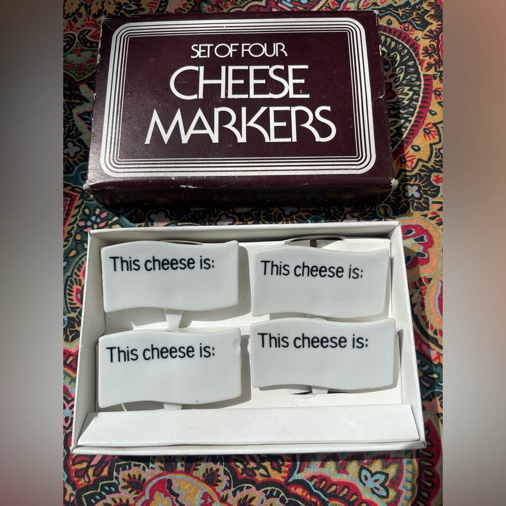 Cheese markers